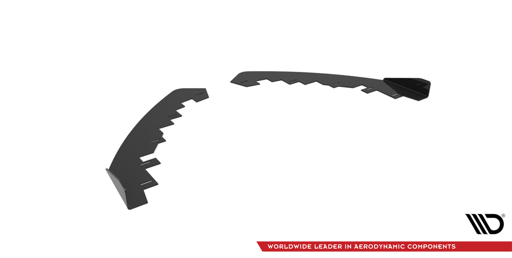 Maxton Design Flaps Ford Focus ST / ST-Line Mk4 schwarz Hochglanz für Ford Focus St-Line