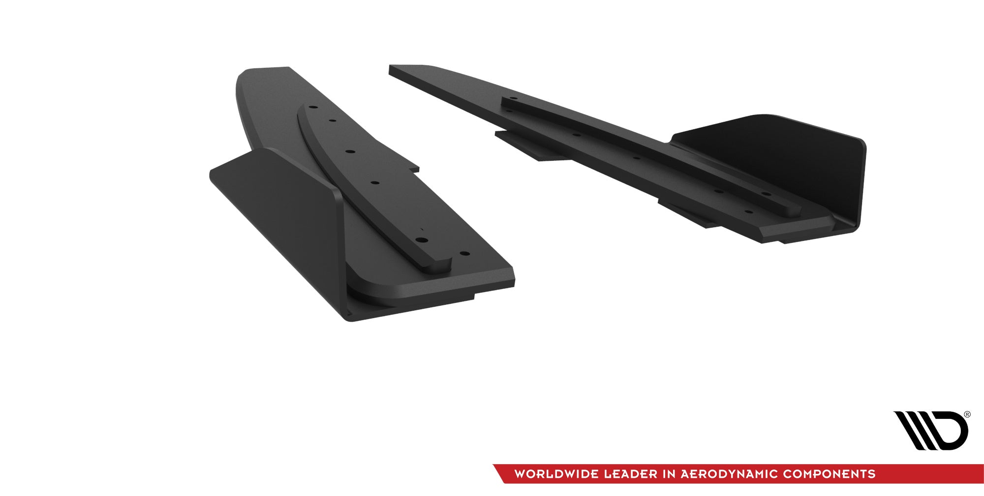 Maxton Design Street Pro Heck Ansatz Flaps Diffusor + Flaps passend für Mercedes-AMG CLA 45 C117 Facelift schwarz Hochglanz