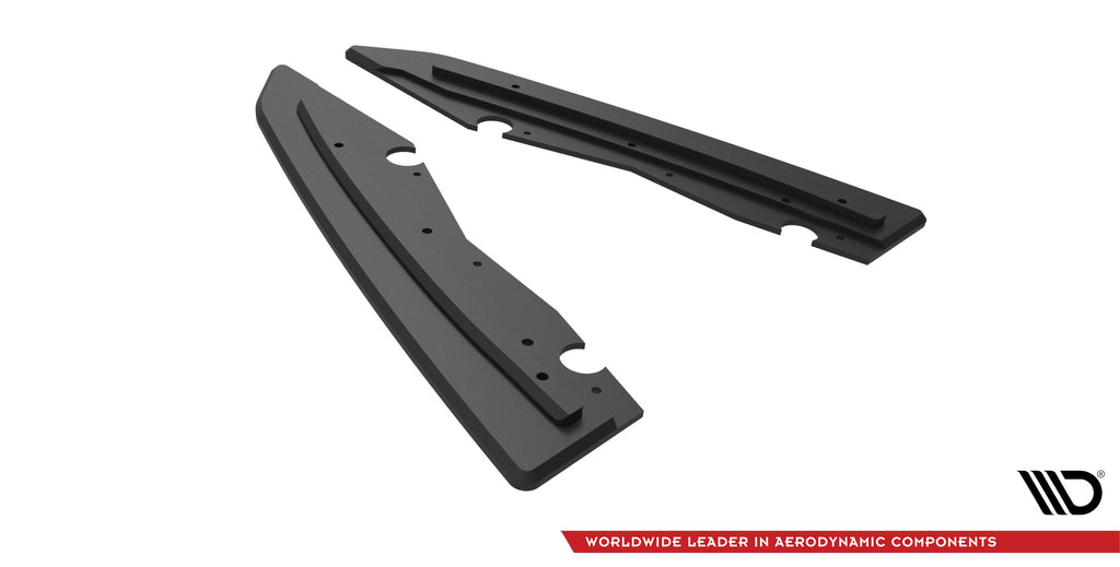 Maxton Design Street Pro Heck Ansatz Flaps Diffusor passend für Ford Mondeo Sport Mk5 Facelift / Fusion Sport Mk2 Facelift