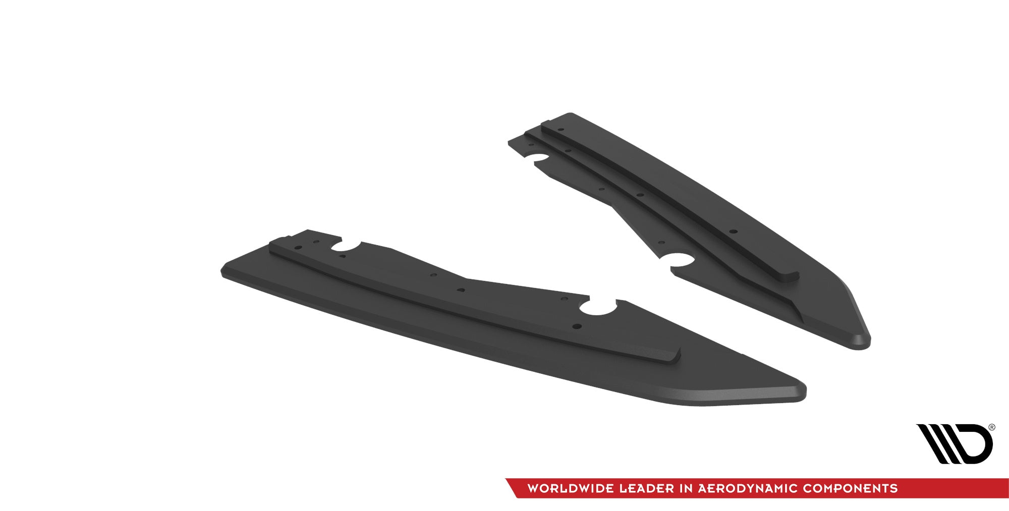 Maxton Design Street Pro Heck Ansatz Flaps Diffusor passend für Ford Mondeo Sport Mk5 Facelift / Fusion Sport Mk2 Facelift