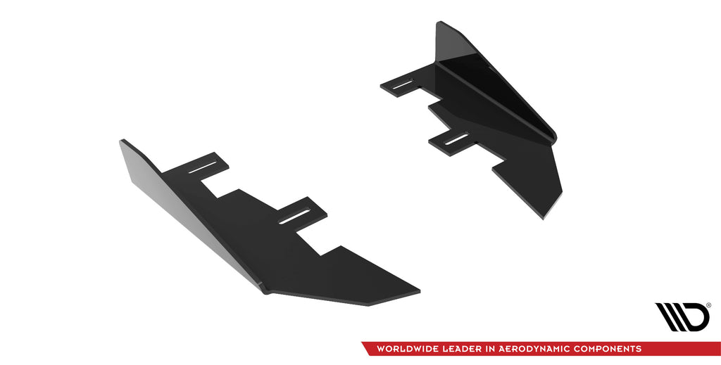 Maxton Design Hintere Seiten Flaps passend für Honda Civic Type-R Mk 11 schwarz Hochglanz