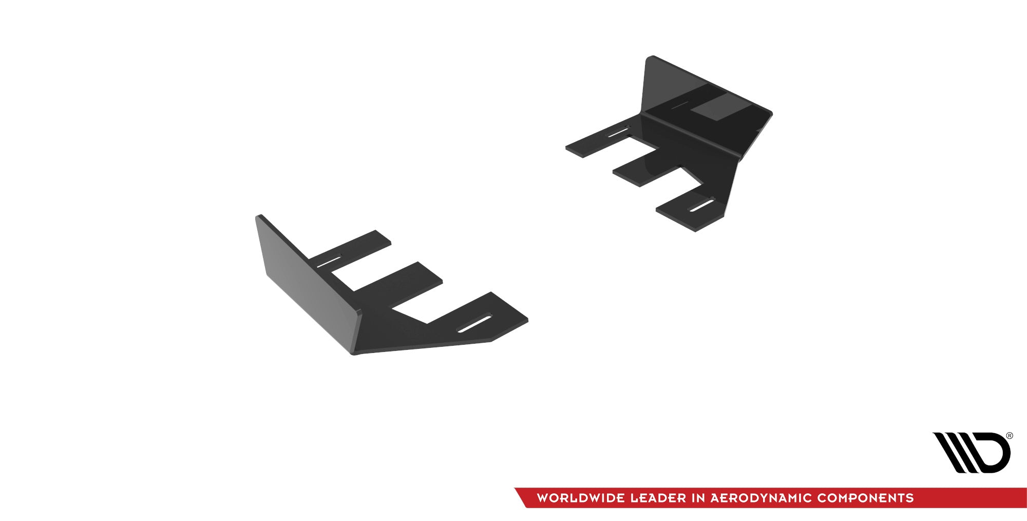 Maxton Design Hintere Seiten Flaps passend für Audi RS3 Sportback 8Y schwarz Hochglanz