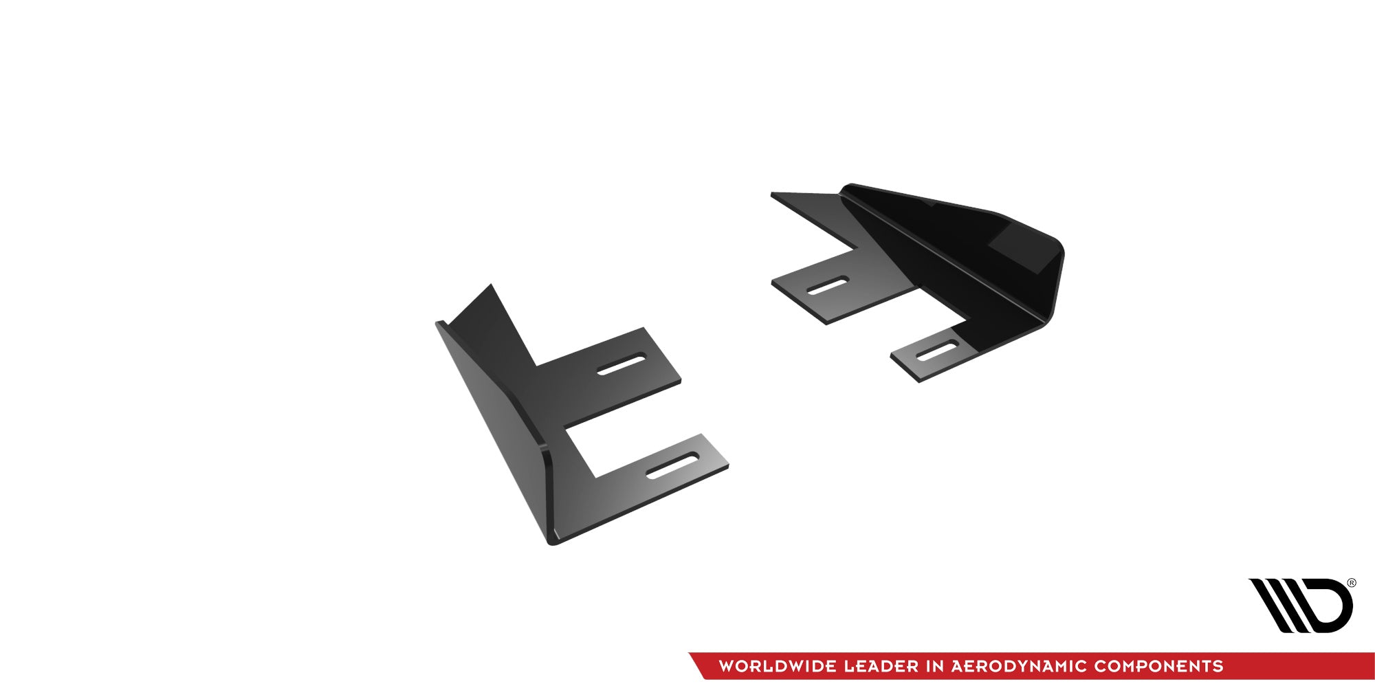 Maxton Design Hintere Seiten Flaps passend für Mercedes-AMG C43 Coupe / Cabrio C205 Facelift / A205 Facelift schwarz Hochglanz