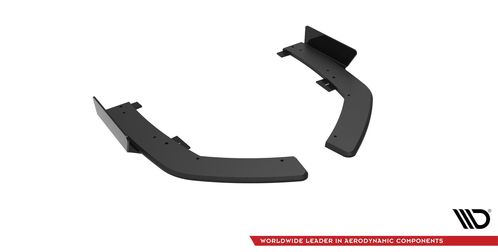 Maxton Design Street Pro Heck Ansatz Flaps Diffusor + Flaps passend für BMW 2 Coupe M-Paket G42 schwarz Hochglanz