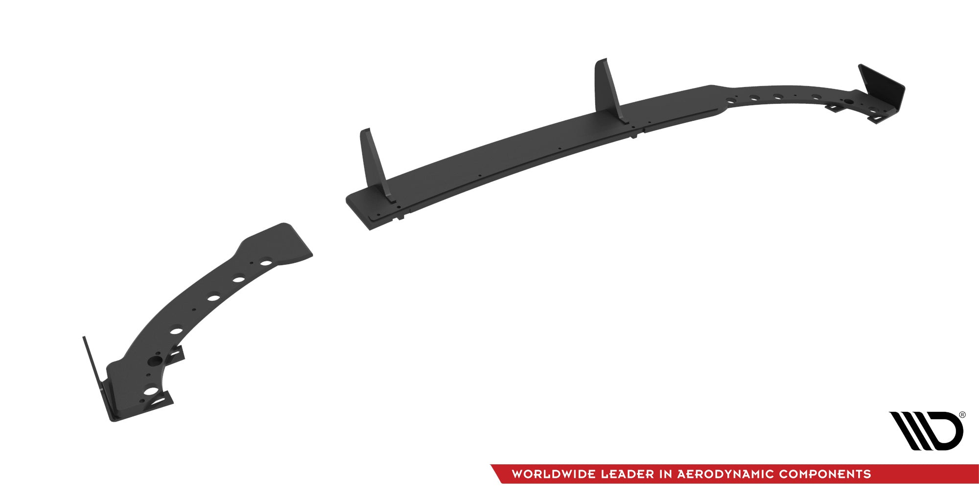 Maxton Design Street Pro Heck Ansatz Flaps Diffusor + Flaps passend für Peugeot 208 GT Mk2 schwarz Hochglanz