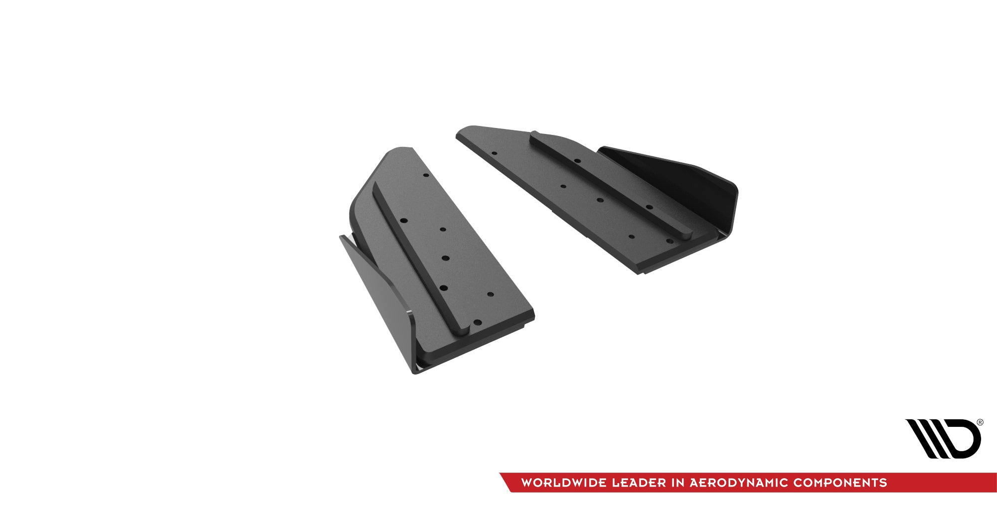 Maxton Design Street Pro Heck Ansatz Flaps Diffusor + Flaps passend für Mercedes-AMG C43 Coupe / Cabrio C205 Facelift / A205 Facelift schwarz Hochglanz