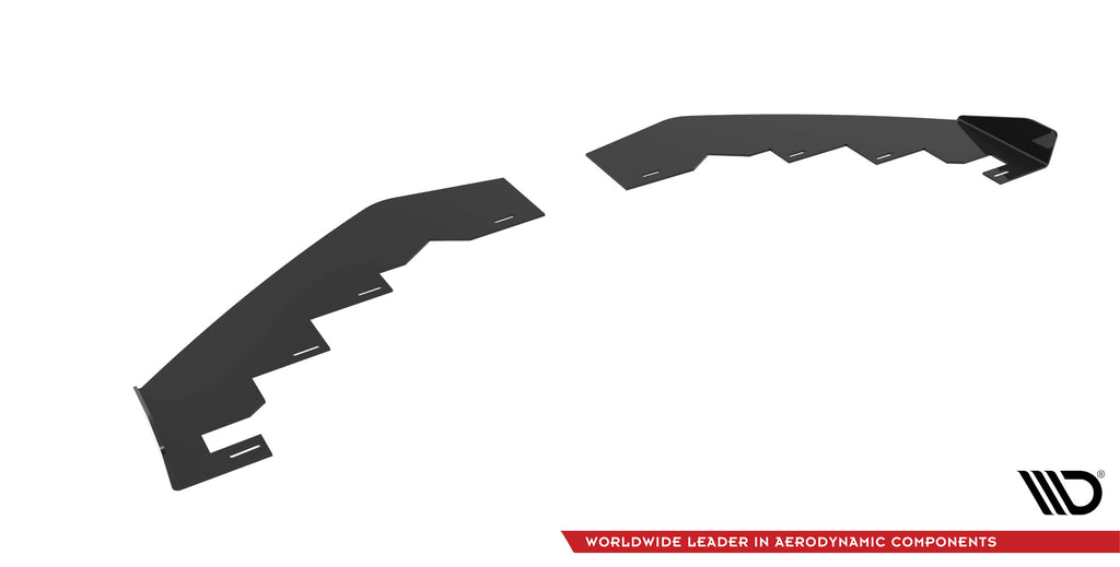 Maxton Design Front Stoßstange Flaps passend für BMW 4er Gran Coupe F36 schwarz Hochglanz