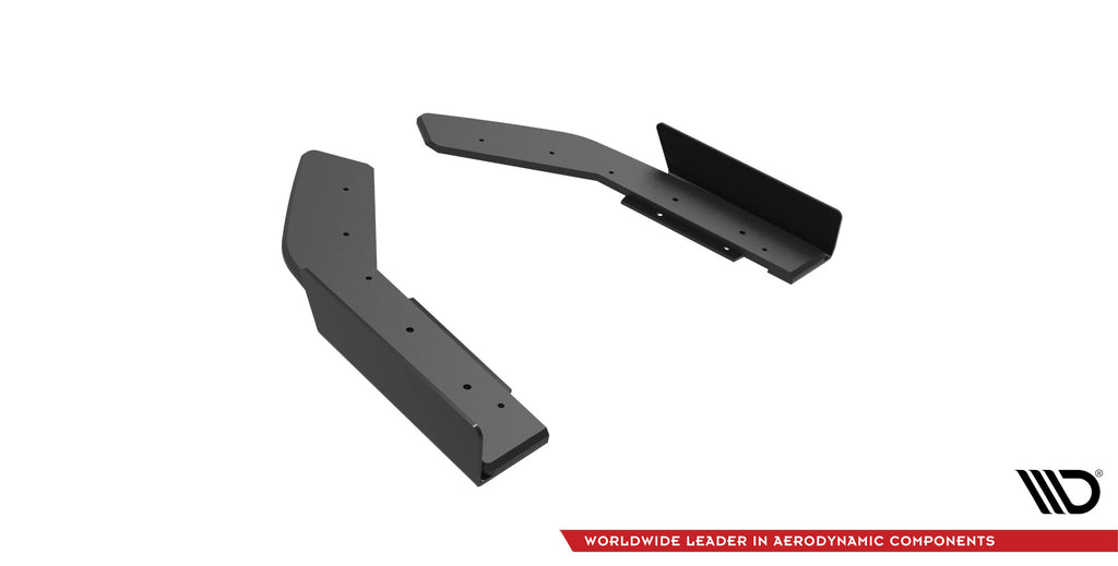 Maxton Design Street Pro Heck Ansatz Flaps Diffusor + Flaps passend für BMW 2 Coupe M240i G42 schwarz Hochglanz
