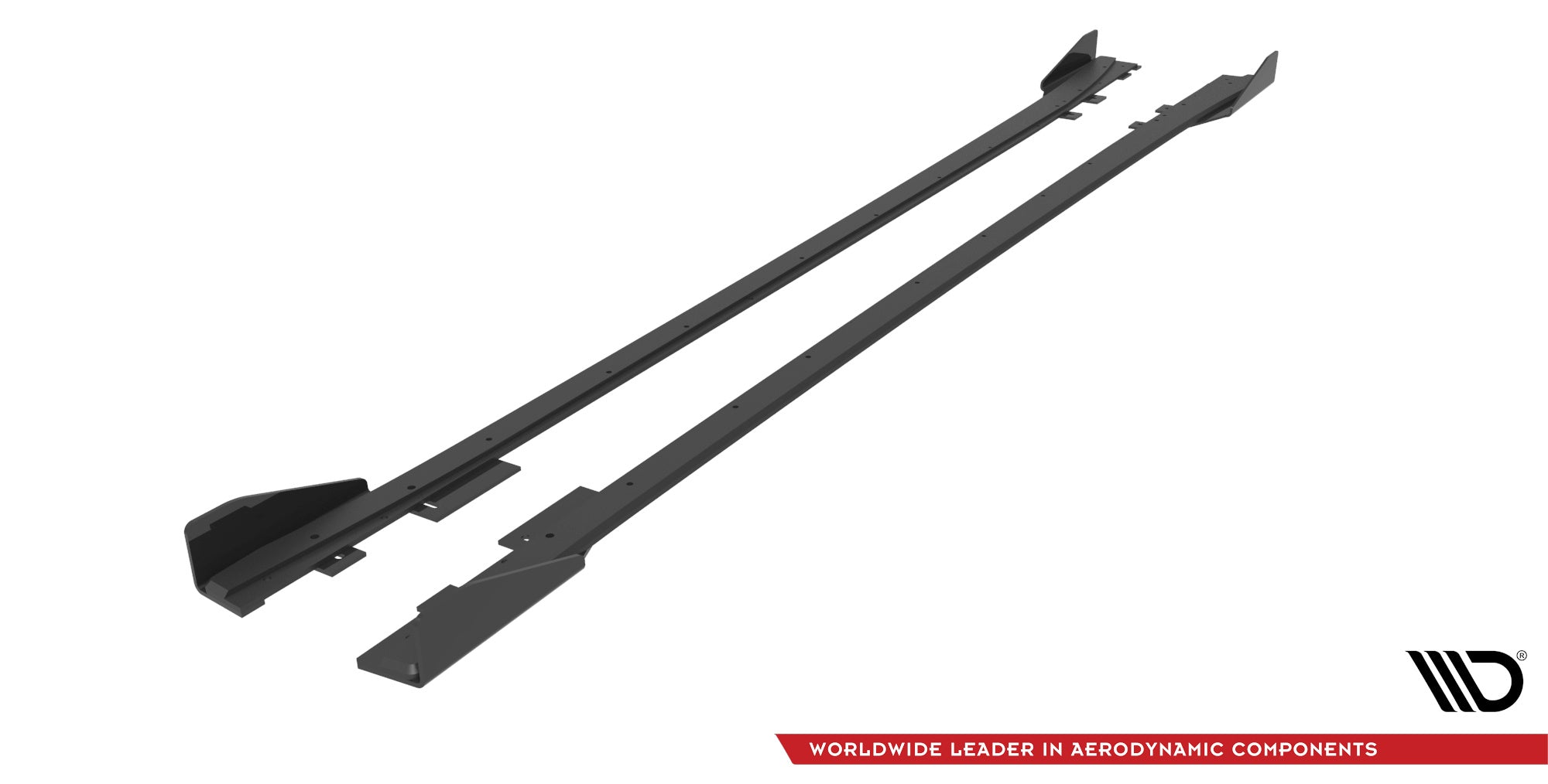 Maxton Design Street Pro Street+ Seitenschweller Leisten + Flaps passend für BMW 4er Gran Coupe F36 schwarz Hochglanz