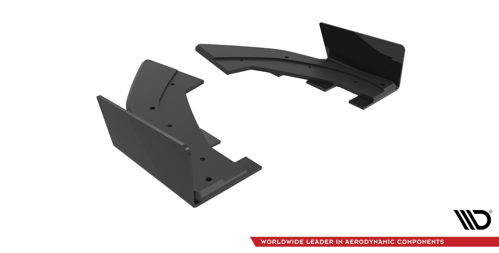 Maxton Design Street Pro Heck Ansatz Flaps Diffusor + Flaps passend für Audi RS3 Sportback 8Y schwarz Hochglanz