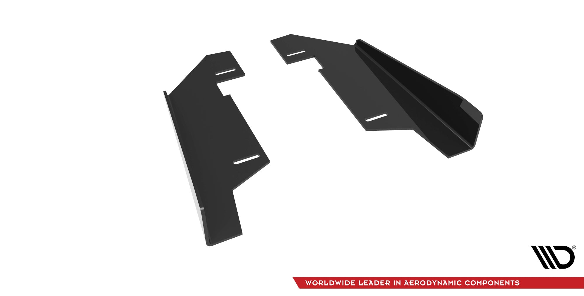 Maxton Design Hintere Seiten Flaps passend für BMW 4er Gran Coupe F36 schwarz Hochglanz