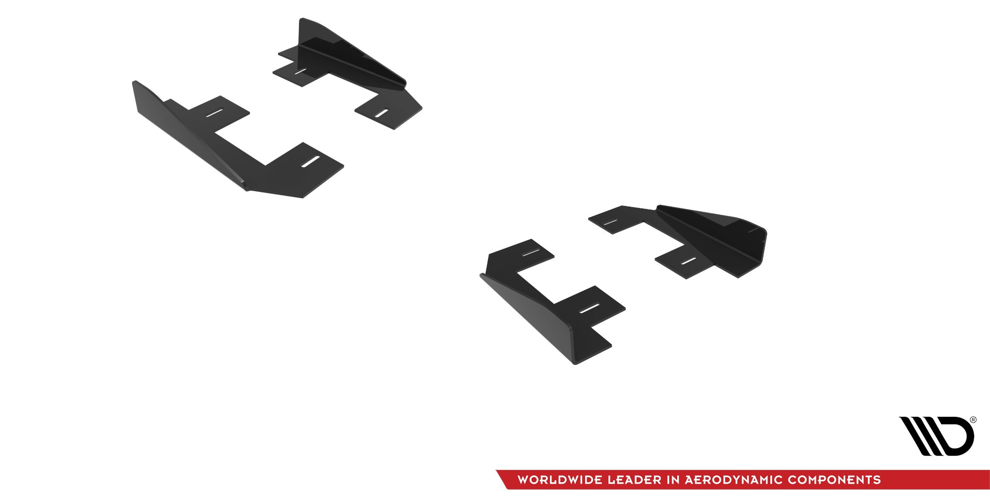 Maxton Design Seitenschweller Flaps passend für Audi RS6 Avant C6 schwarz Hochglanz