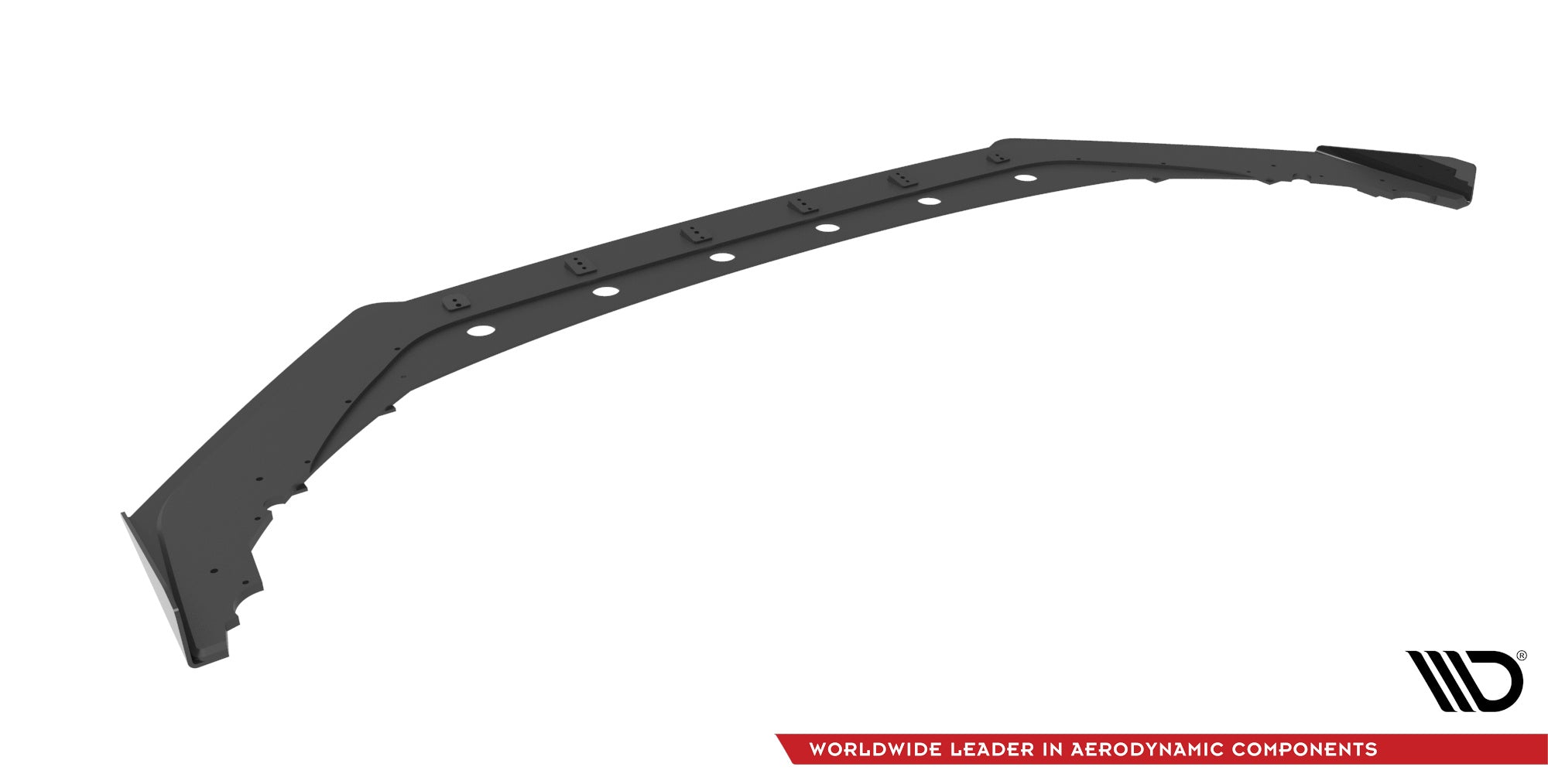 Maxton Design Street Pro Street+ Spoilerlippe Front Ansatz + Flaps passend für Honda Civic Type-R Mk 11 schwarz Hochglanz