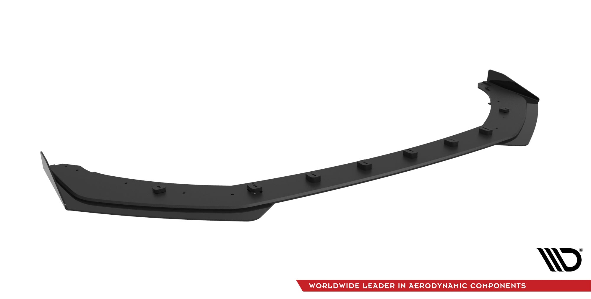 Maxton Design Street Pro Street+ Spoilerlippe Front Ansatz + Flaps passend für Peugeot 208 GT Mk2 schwarz Hochglanz