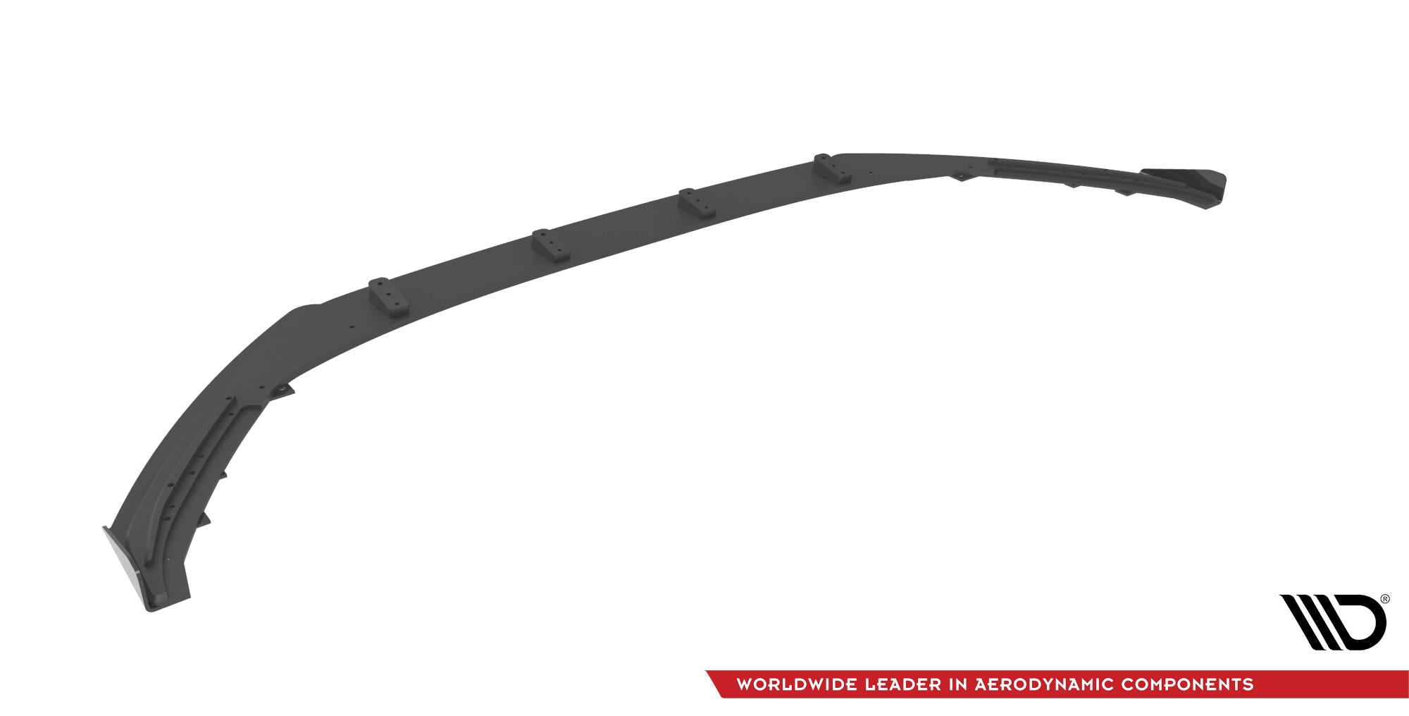 Maxton Design Street Pro Street+ Spoilerlippe Front Ansatz + Flaps passend für Audi A3 8Y schwarz Hochglanz