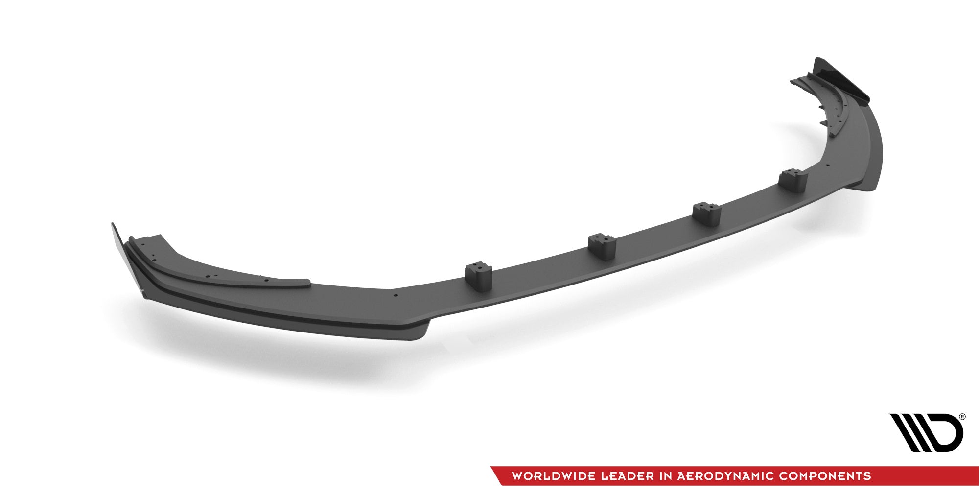 Maxton Design Street Pro Street+ Spoilerlippe Front Ansatz passend für + Flaps passend für V.1 + Flaps Audi S3 / A3 S-Line Sportback 8V Facelift schwarz Hochglanz