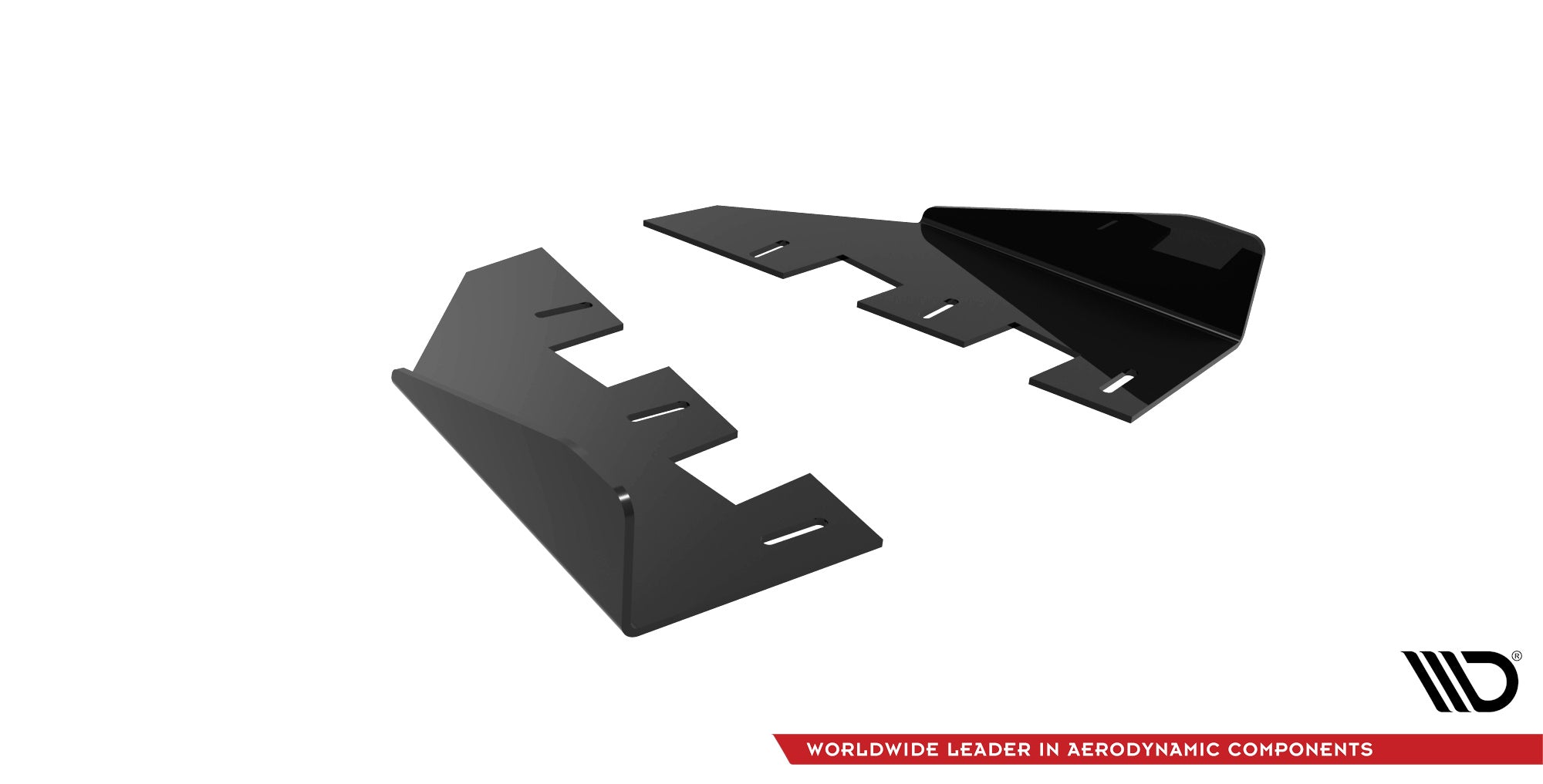 Maxton Design Hintere Seiten Flaps passend für BMW M2 F87 schwarz Hochglanz