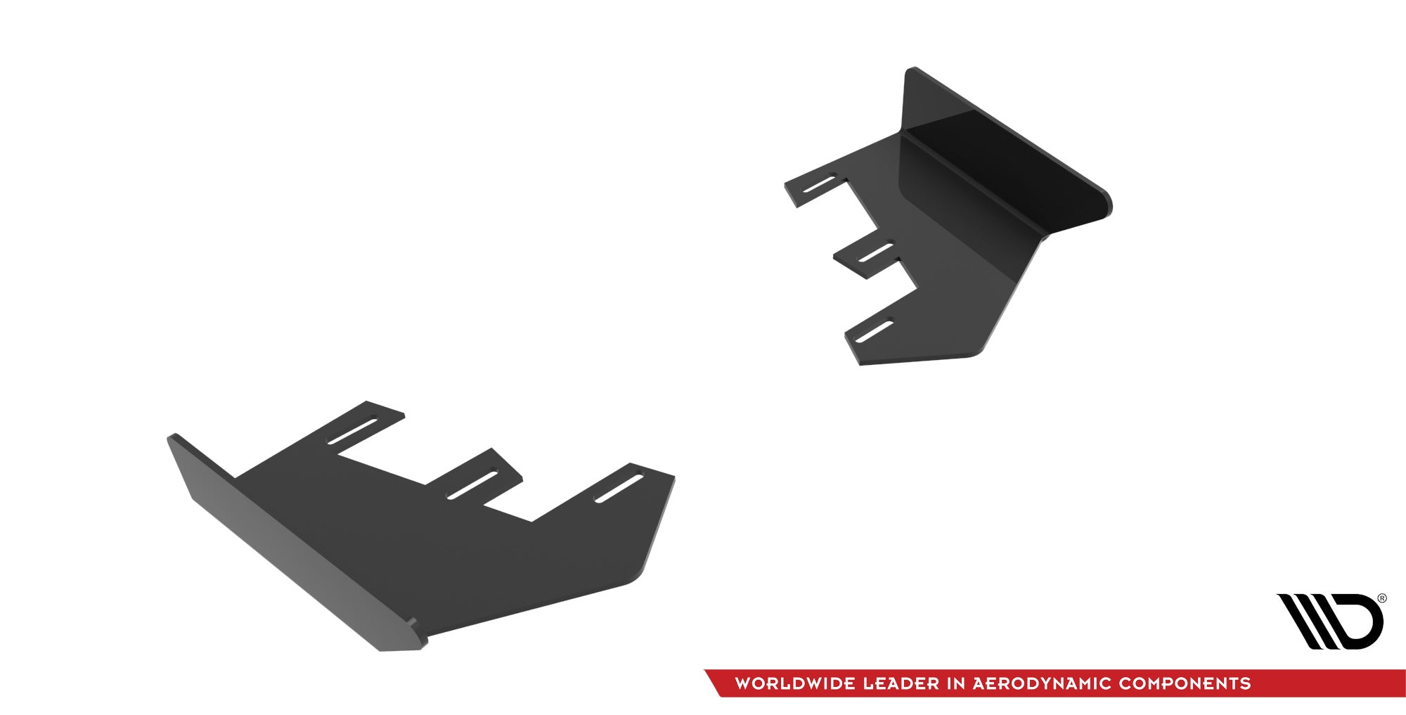 Maxton Design Hintere Seiten Flaps passend für Mercedes A35 AMG Hatchback Aero Pack W177 schwarz Hochglanz
