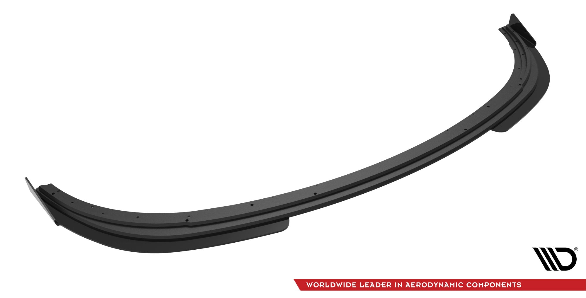 Maxton Design Street Pro Street+ Spoilerlippe Front Ansatz passend für + Flaps passend für V.1 + Flaps Ford Fiesta ST Mk6 schwarz Hochglanz
