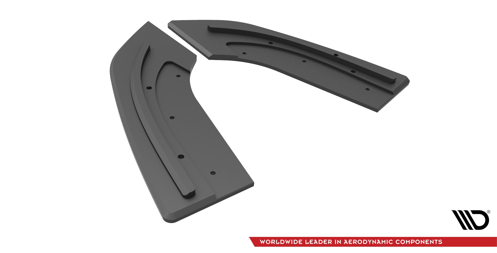 Maxton Design Street Pro Heck Ansatz Flaps Diffusor passend für Mazda 3 MPS Mk1 US-Spec Version