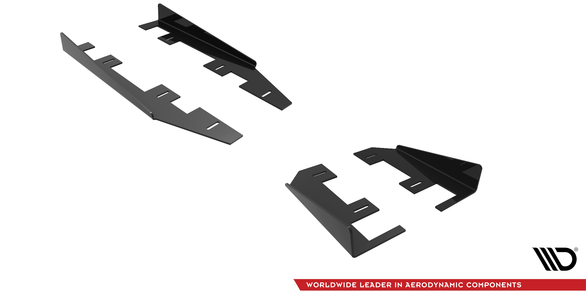 Maxton Design Seitenschweller Flaps passend für Mazda 3 MPS Mk1 schwarz Hochglanz