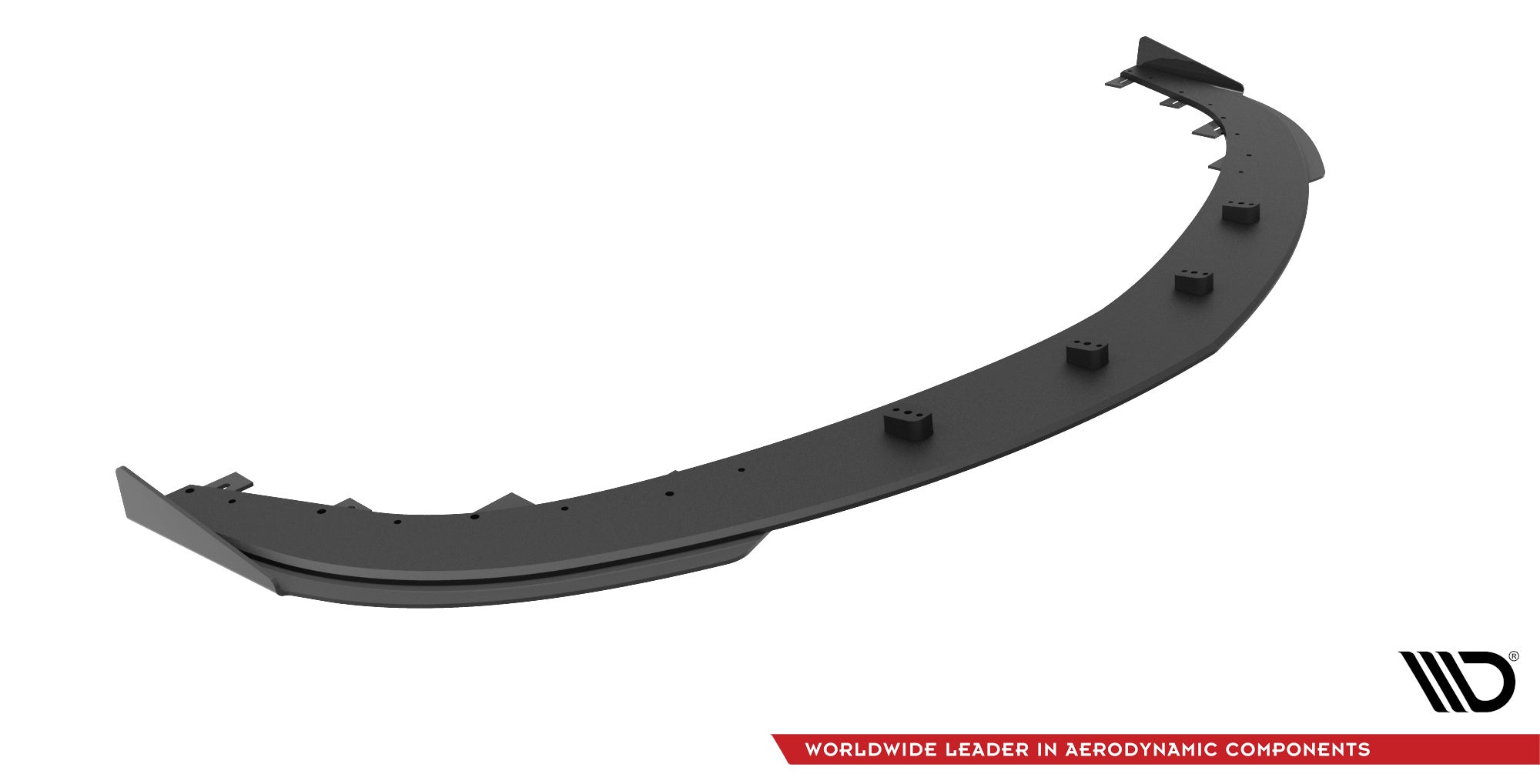 Maxton Design Street Pro Street+ Spoilerlippe Front Ansatz passend für + Flaps passend für V.1 + Flaps Mazda 3 MPS Mk1 schwarz Hochglanz