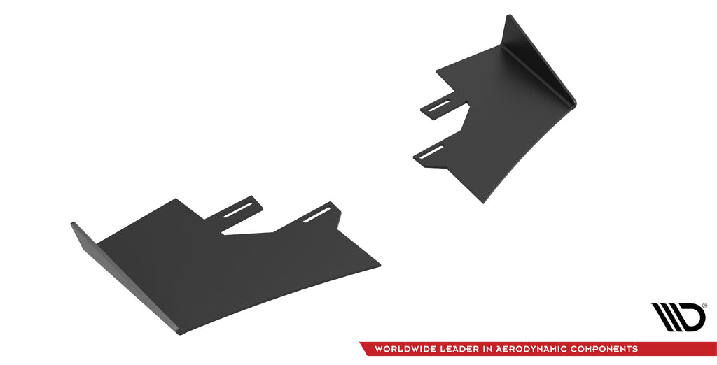 Maxton Design Hintere Seiten Flaps passend für Opel Astra GTC OPC-Line J schwarz Hochglanz