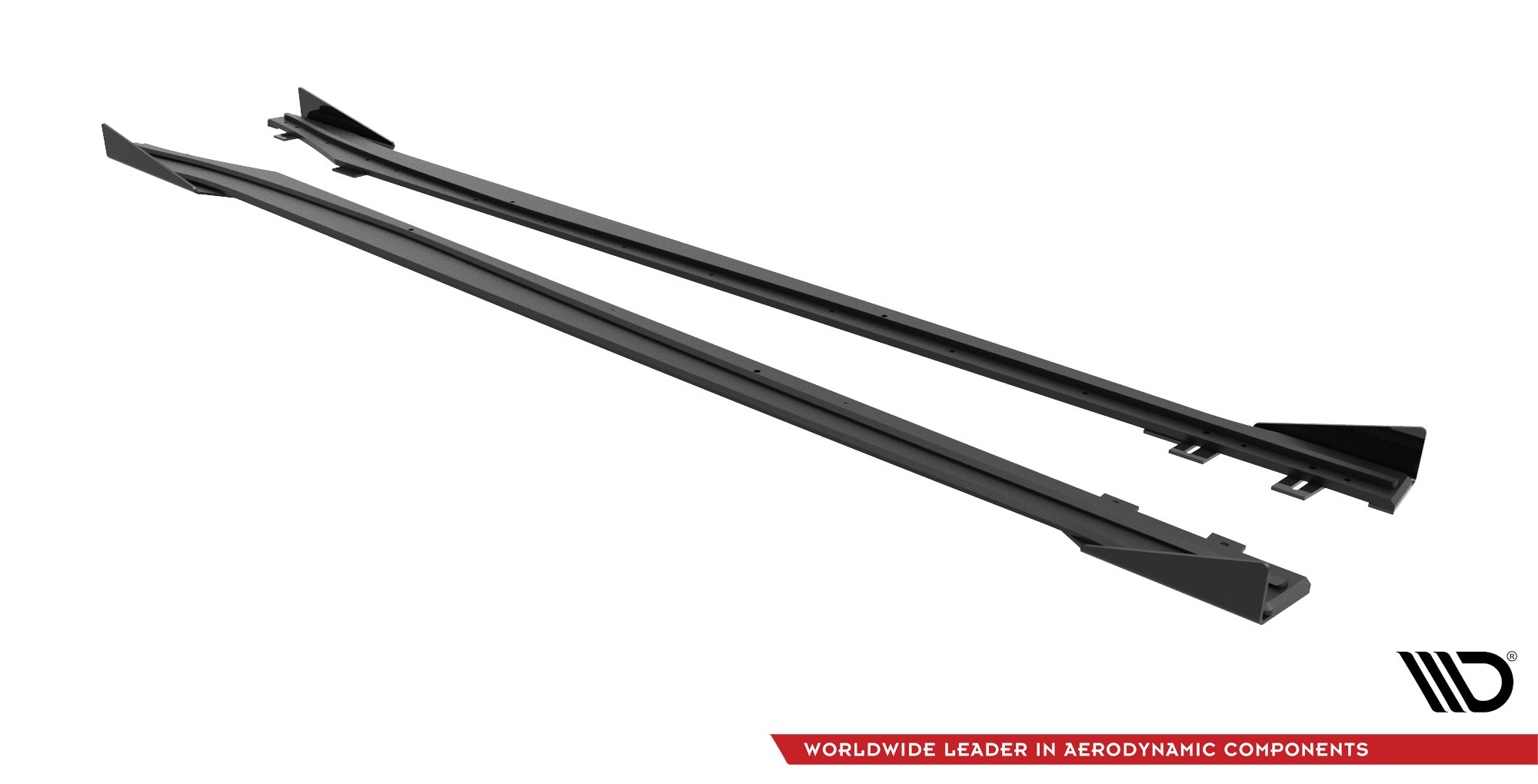 Maxton Design Street Pro Street+ Seitenschweller Leisten + Flaps passend für Opel Astra GTC OPC-Line J schwarz Hochglanz