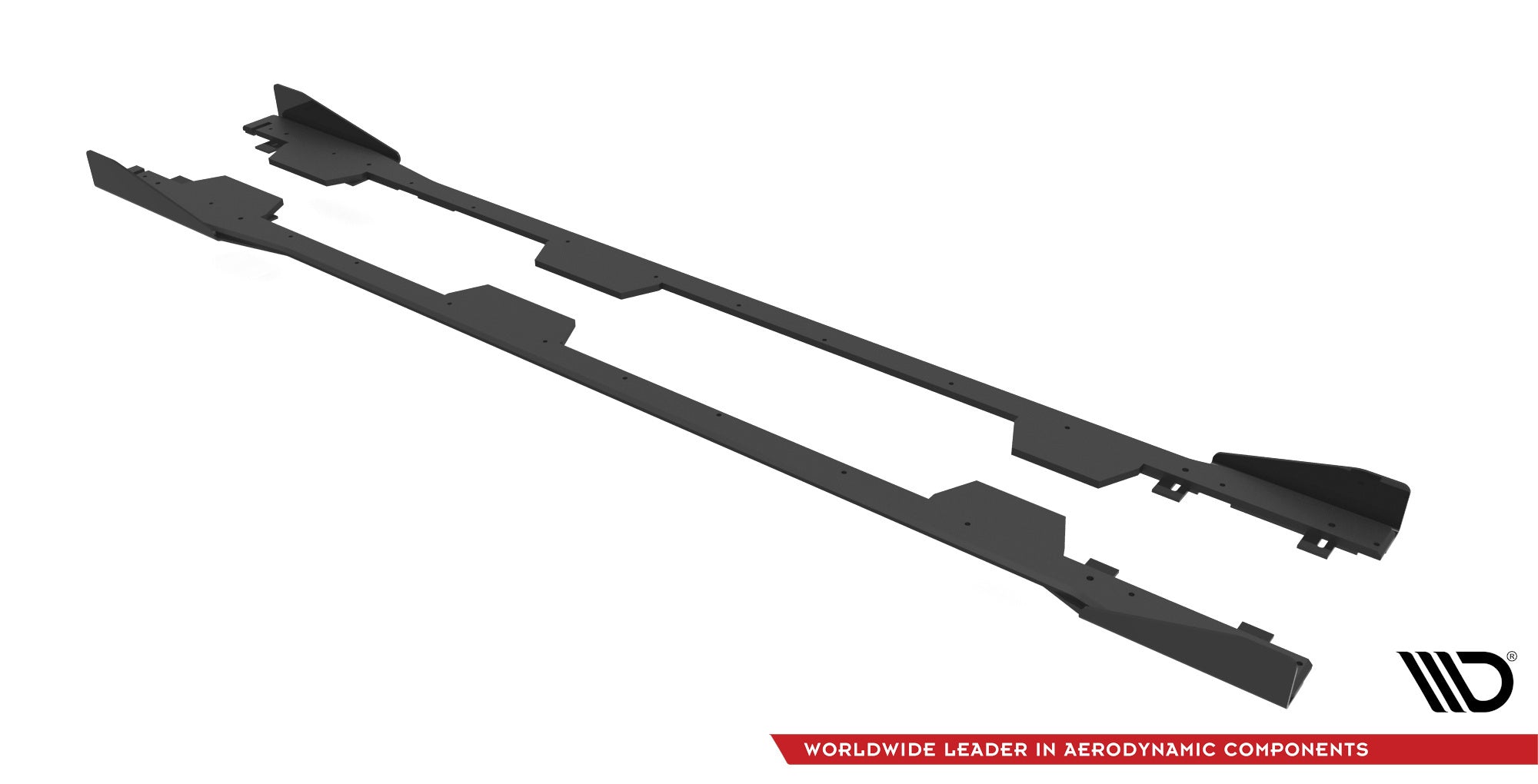 Maxton Design Street Pro Street+ Seitenschweller Leisten + Flaps passend für Subaru BRZ Mk1 / Mk1 Facelift schwarz Hochglanz