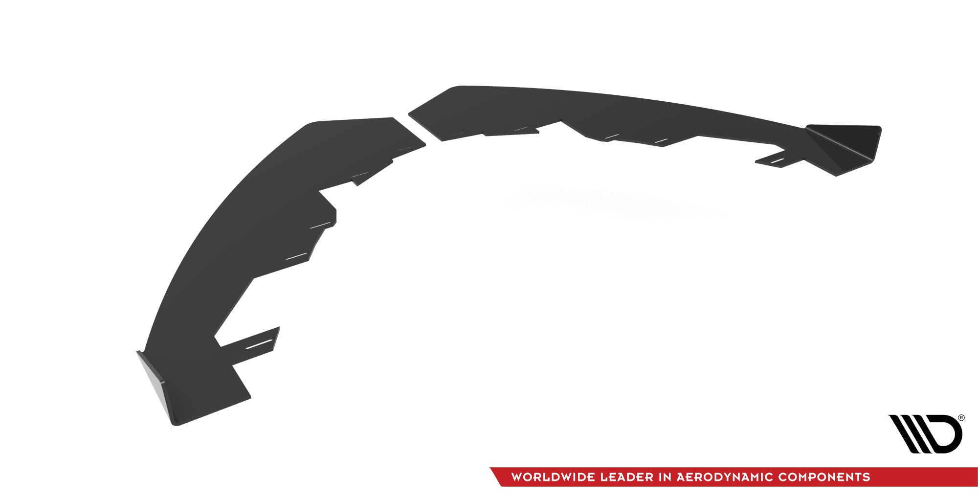 Maxton Design Front Stoßstange Flaps passend für Opel Astra GTC OPC-Line J schwarz Hochglanz