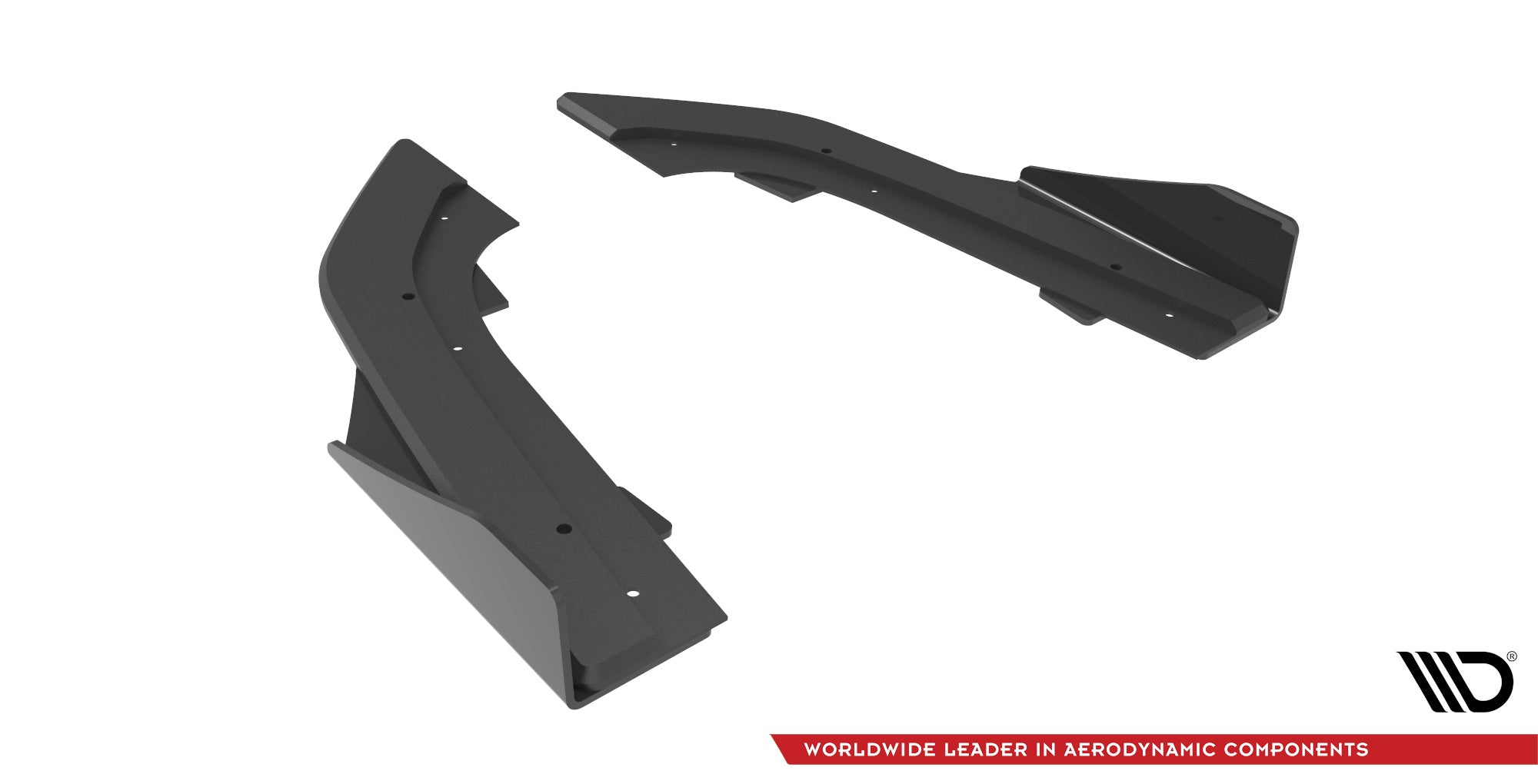 Maxton Design Street Pro Heck Ansatz Flaps Diffusor + Flaps passend für Audi RS3 Limousine 8Y schwarz Hochglanz