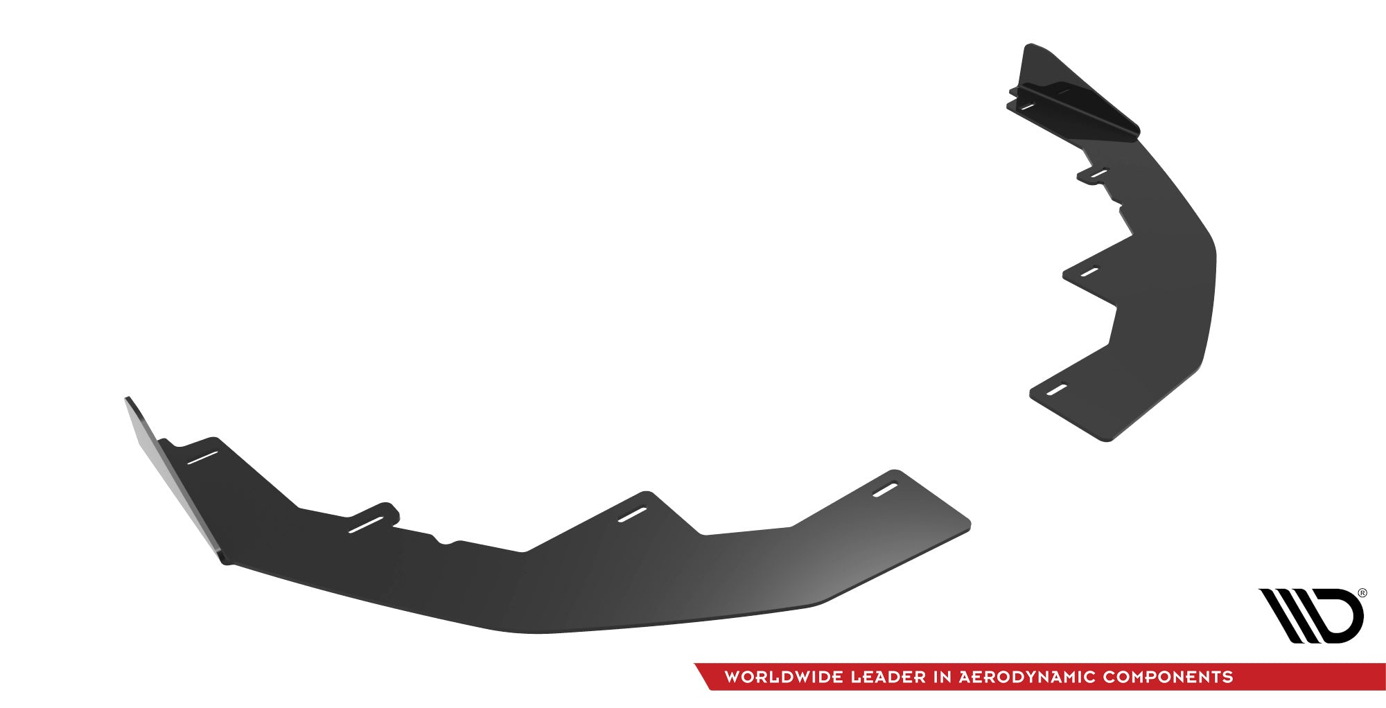 Maxton Design Front Stoßstange Flaps passend für Audi S3/A3 S-Line 8Y schwarz Hochglanz