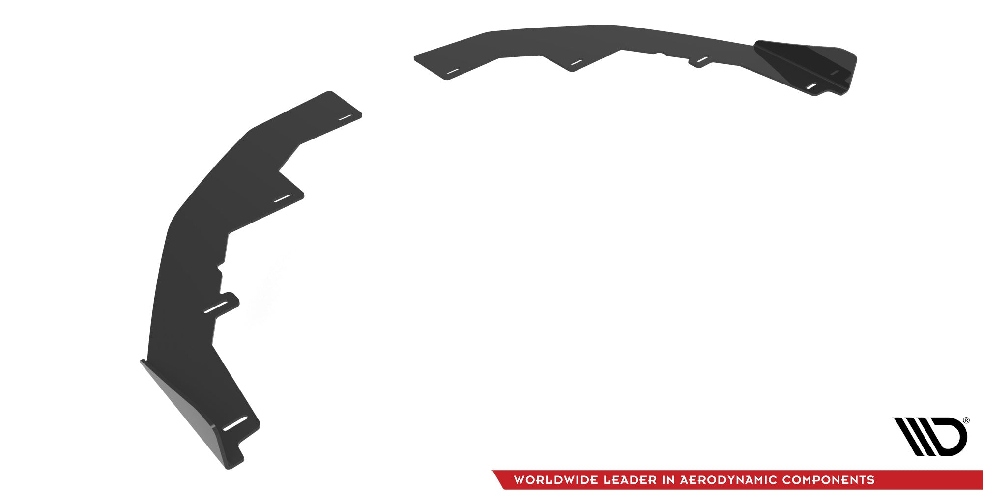 Maxton Design Front Stoßstange Flaps passend für Audi S3/A3 S-Line 8Y schwarz Hochglanz