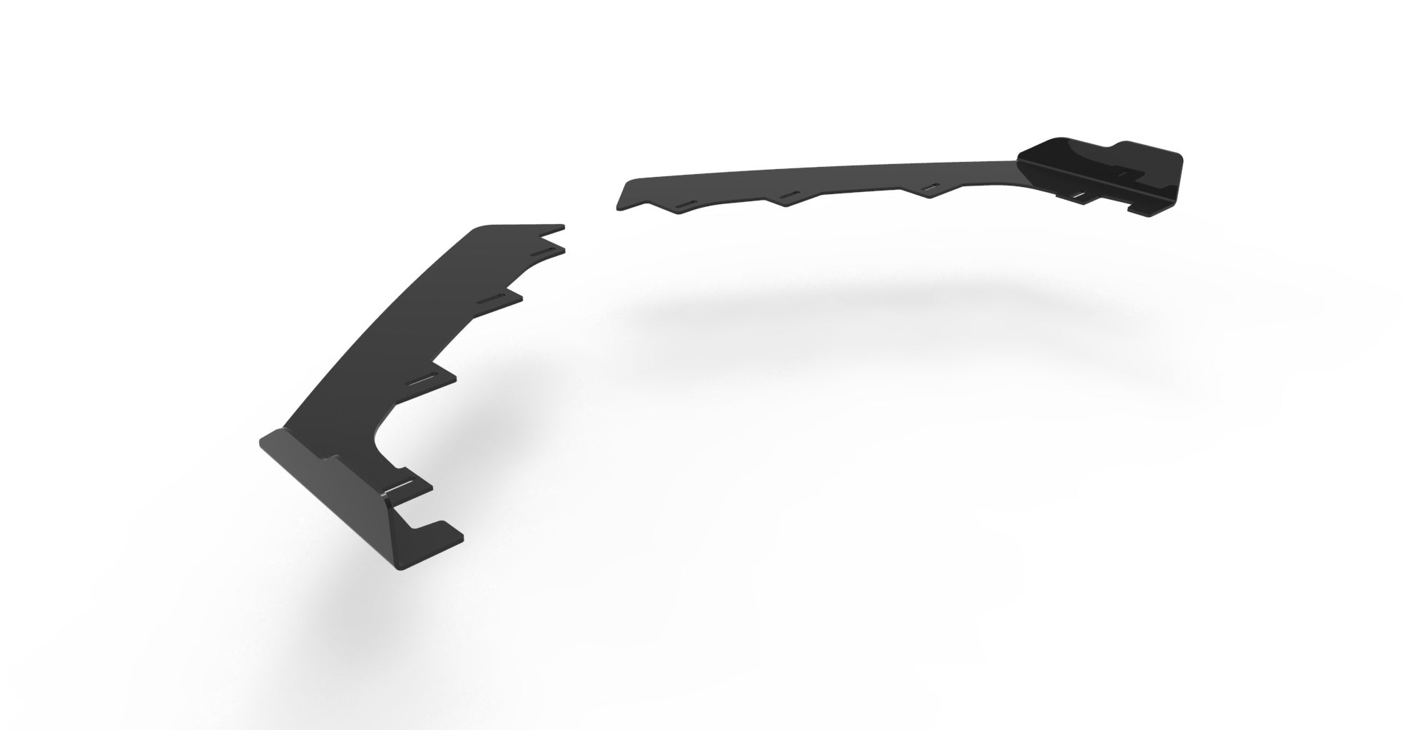 Maxton Design Front Stoßstange Flaps passend für Hyundai I20 N Mk3 schwarz Hochglanz