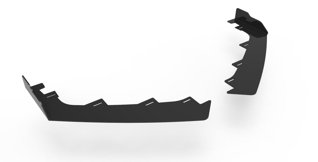 Maxton Design Front Stoßstange Flaps passend für Hyundai I20 N Mk3 schwarz Hochglanz