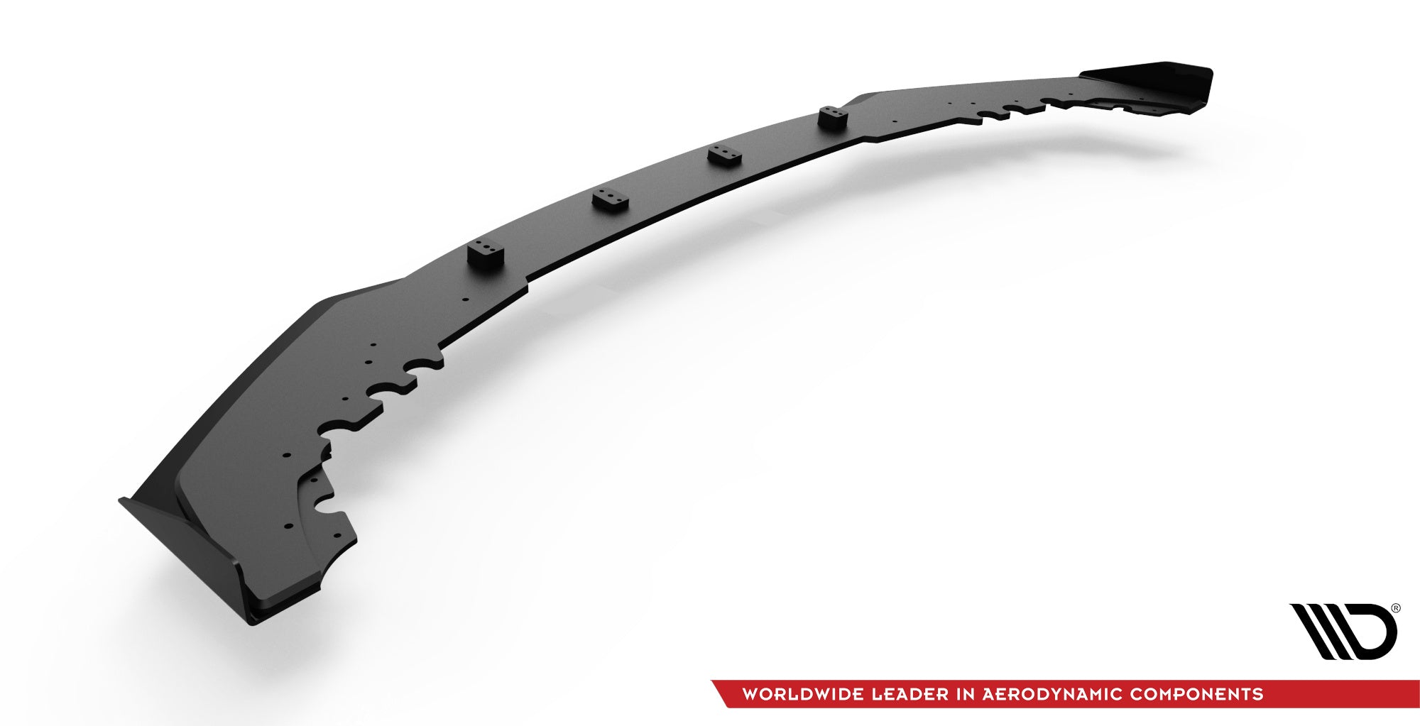 Maxton Design Street Pro Street+ Spoilerlippe Front Ansatz passend für + Flaps passend für V.1 + Flaps BMW M2 Competition F87 schwarz Hochglanz
