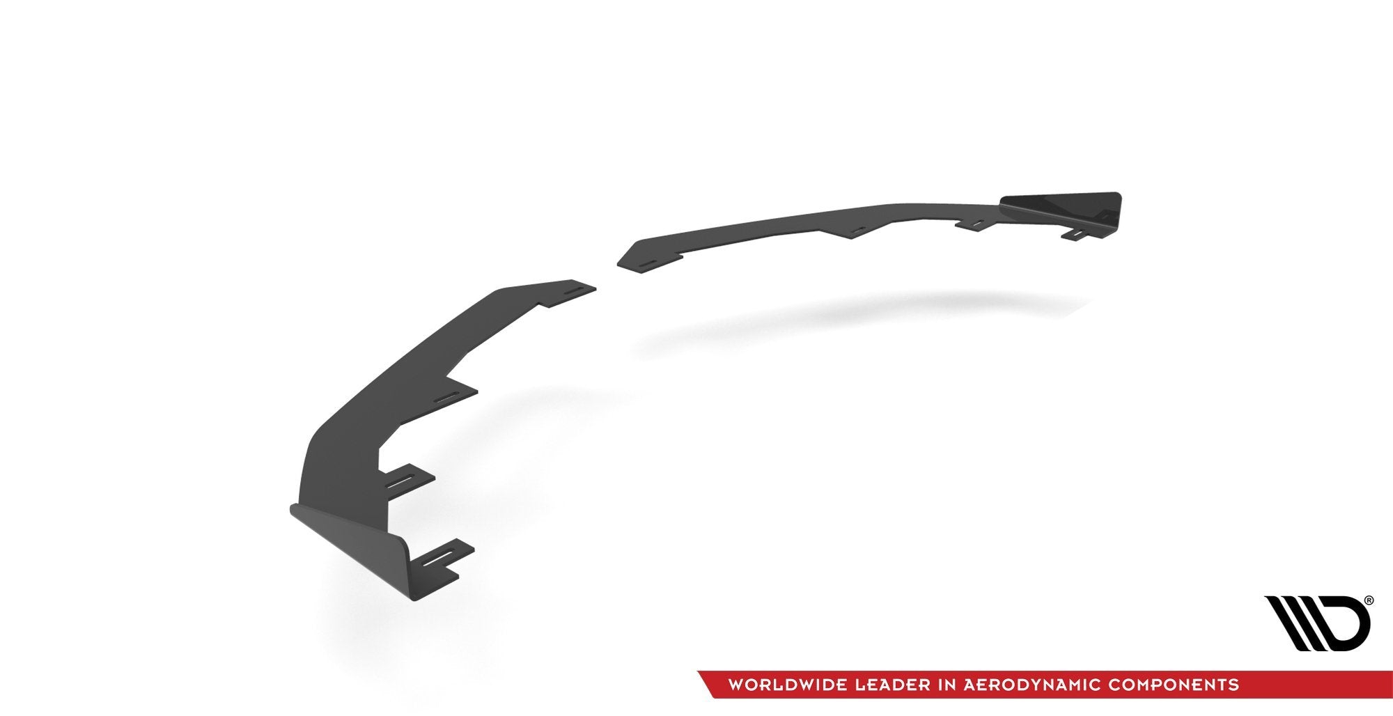 Maxton Design Front Stoßstange Flaps passend für BMW 4er M-Paket / M440i G22 / G23 / G22 Facelift / G23 Facelift schwarz Hochglanz