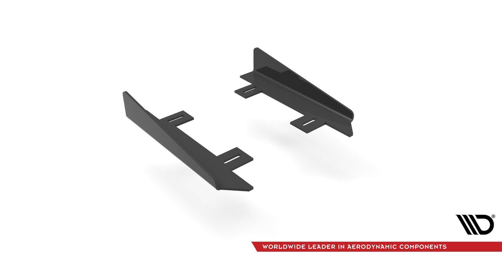 Maxton Design Seitenschweller Flaps passend für BMW 4er M-Paket / M440i G22 / G23 / G22 Facelift / G23 Facelift schwarz Hochglanz