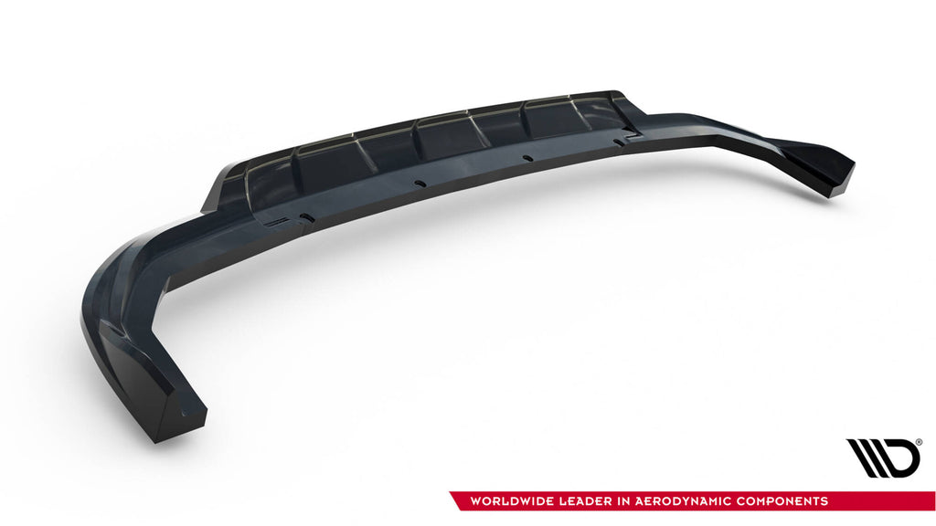 Maxton Design Street+ Mittlerer Diffusor RACE passend für Ford Tourneo Courier Mk2 schwarz Hochglanz