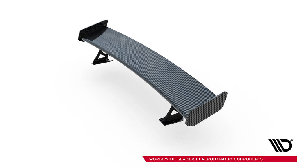 Maxton Design Carbon Spoiler With External Brackets Uprights Audi A3 / A3 S-Line / S3 / RS3 Limousine 8V / 8V Facelift für Audi A3