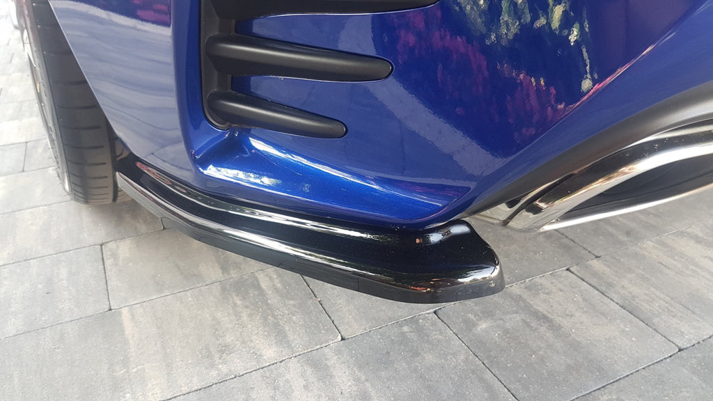 Maxton Design Heck Ansatz Flaps Diffusor für Lexus Rc Carbon Look
