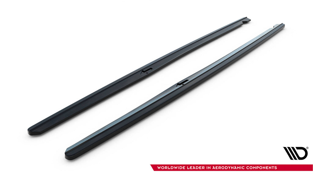 Maxton Design Street+ Seitenschweller Leisten passend für BMW 3er E92 M-Paket schwarz Hochglanz
