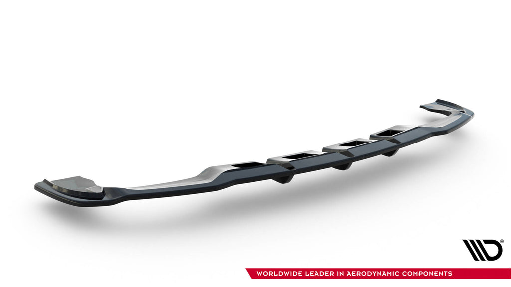 Maxton Design Street+ Mittlerer Diffusor RACE passend für V.1 Mercedes-Benz GLA 45 AMG schwarz Hochglanz