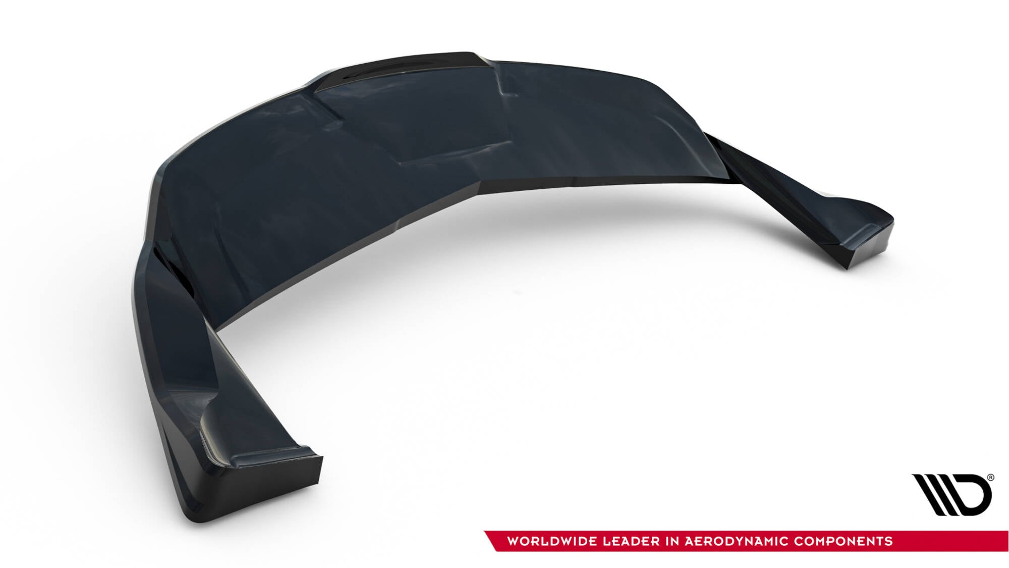Maxton Design Street+ Mittlerer Diffusor RACE passend für V.1 Tesla Model S Plaid Mk1 Facelift schwarz Hochglanz