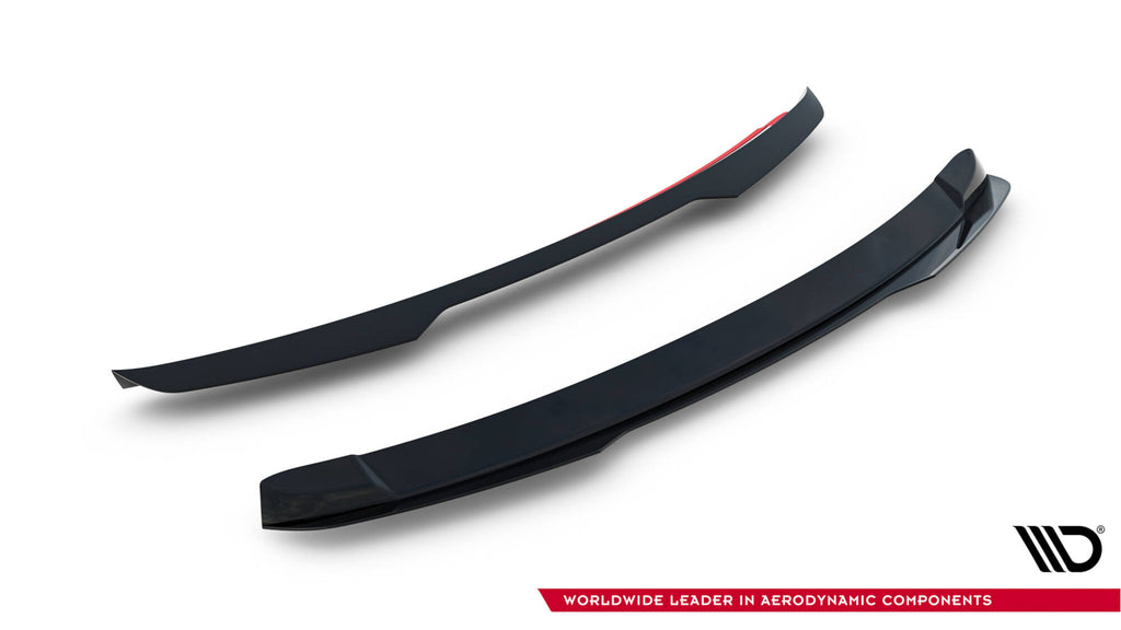Maxton Design Spoiler CAP passend für Dodge Durango Facelift RT / SRT Mk3 schwarz Hochglanz