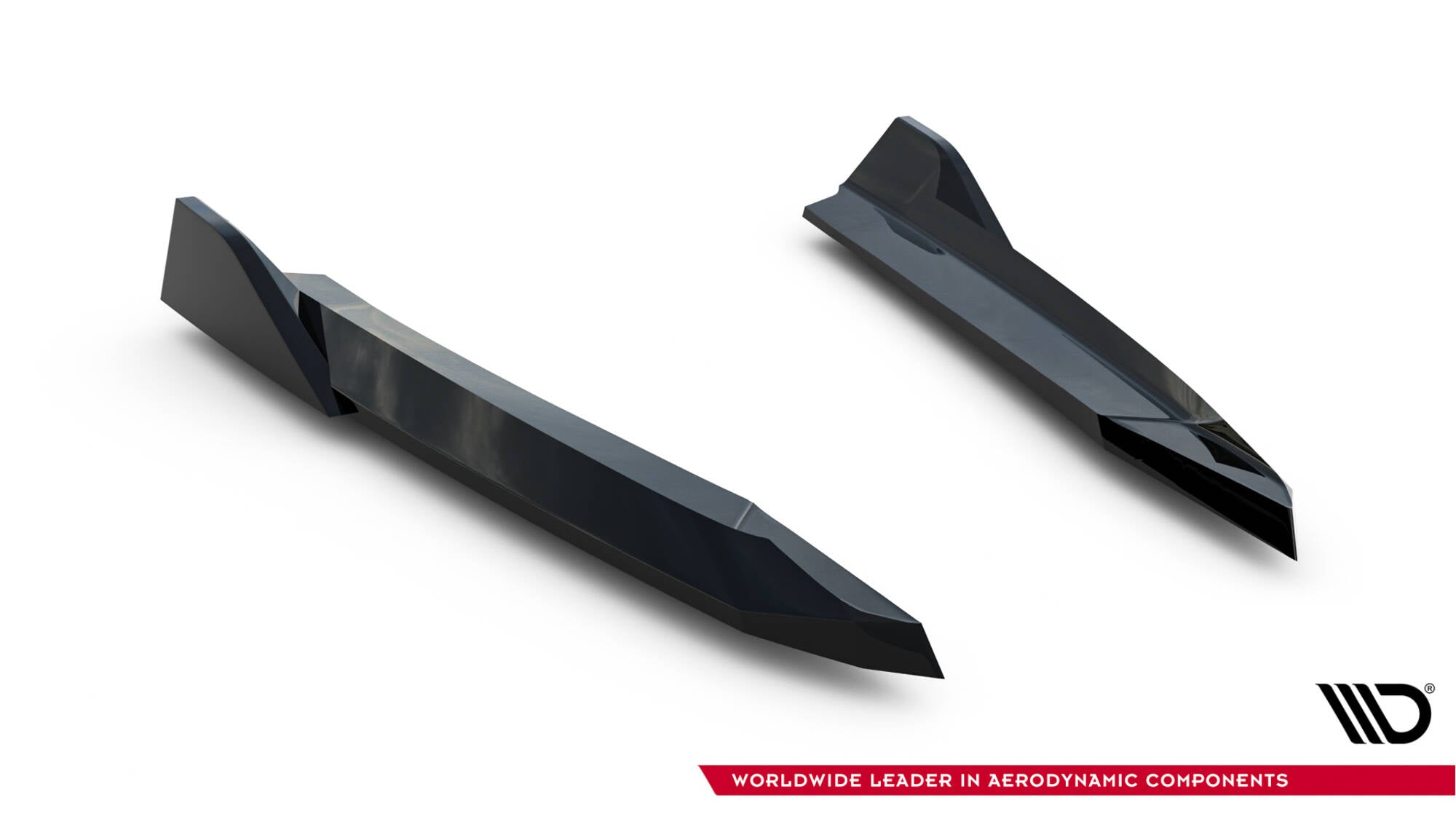 Maxton Design Heck Ansatz Flaps Diffusor V.6 passend für Skoda Octavia RS Liftback / Combi Mk4 / Mk4 Facelift schwarz Hochglanz