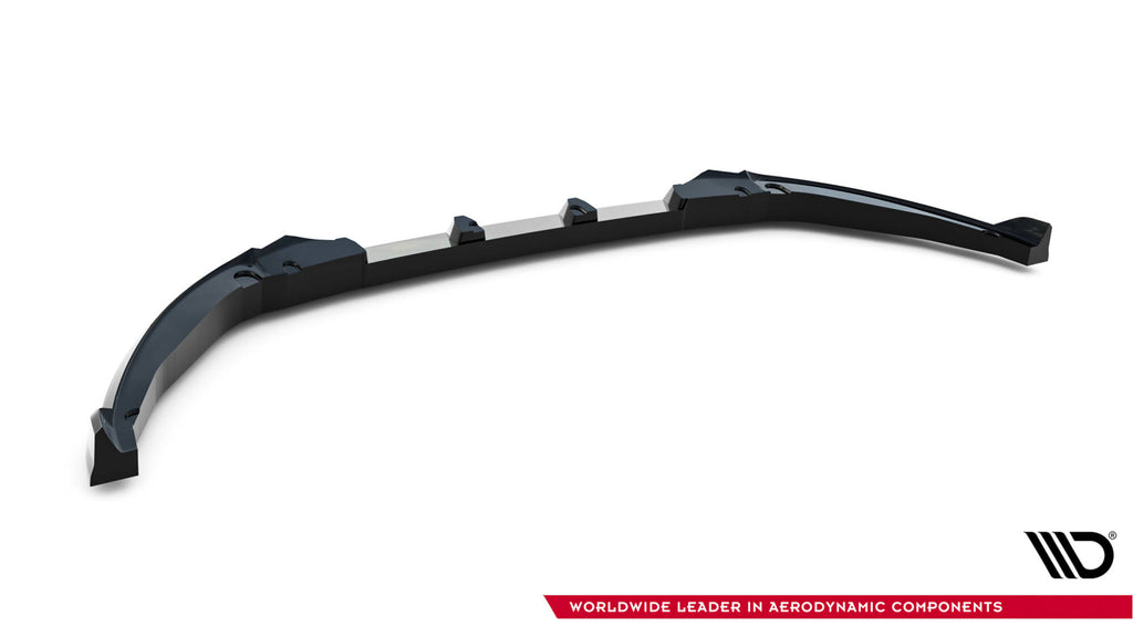 Maxton Design Street+ Spoilerlippe Front Ansatz passend für Abarth 500e schwarz Hochglanz