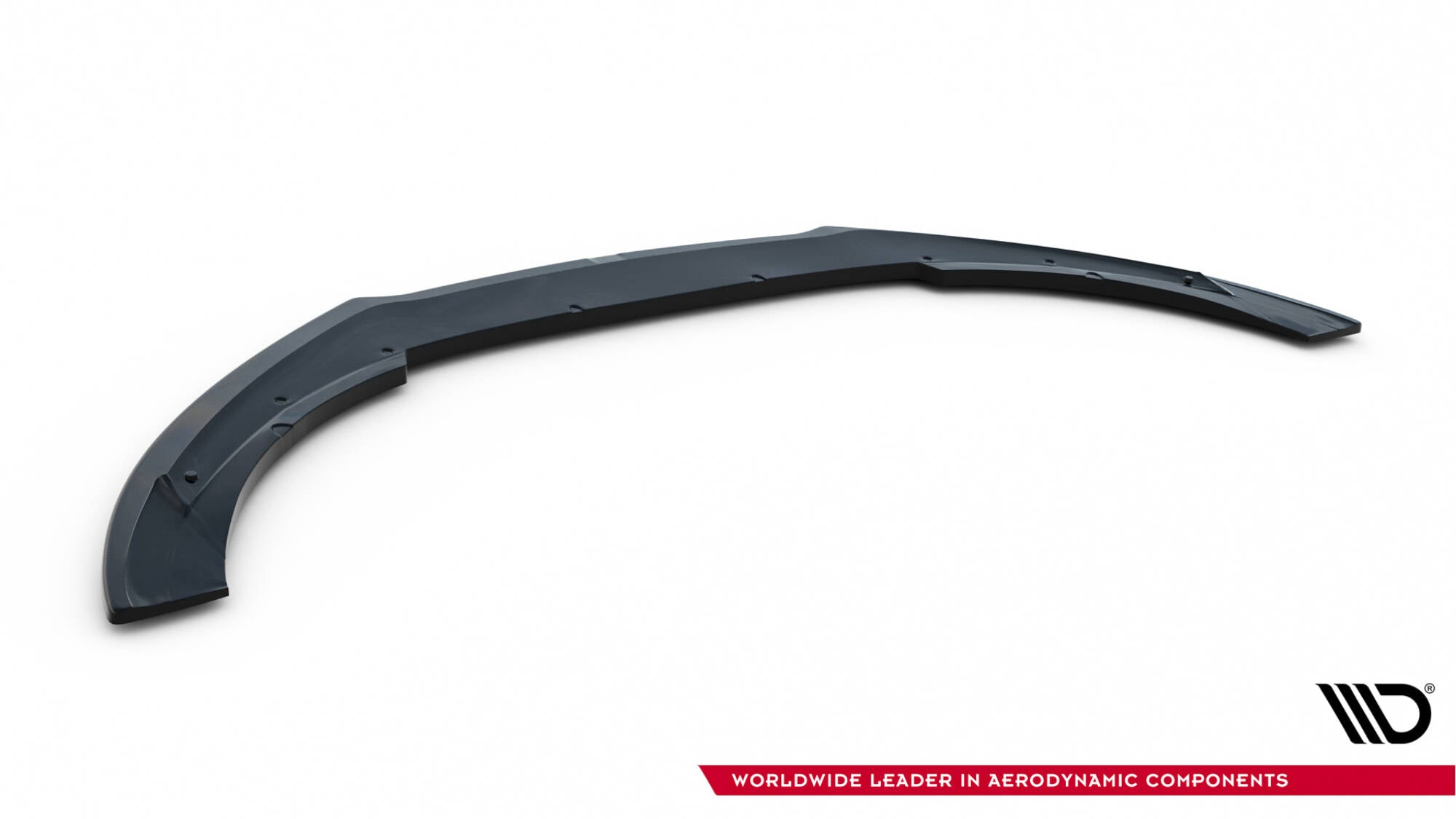 Maxton Design Street+ Spoilerlippe Front Ansatz V.1 passend für Audi TT S / TT S-Line 8J Facelift schwarz Hochglanz