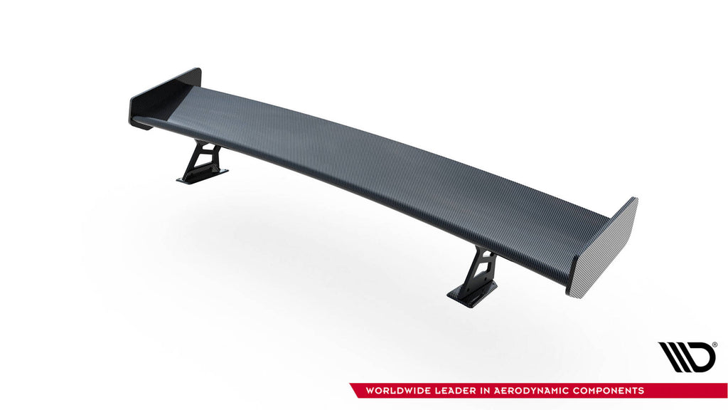 Maxton Design Carbon Spoiler With External Brackets Uprights + LED BMW 3er / M3 Coupe E92 für BMW 3er E92