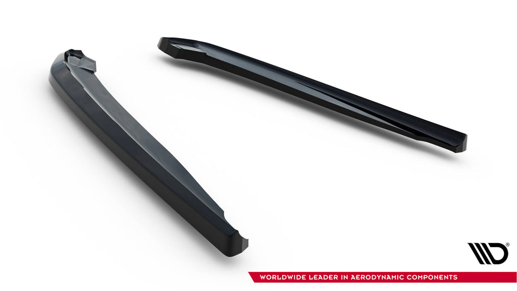 Maxton Design Heck Ansatz Flaps Diffusor passend für BMW M550i Limousine G30 schwarz Hochglanz